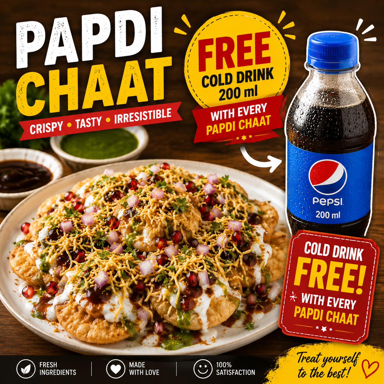 Crunchy Papdi Chaat